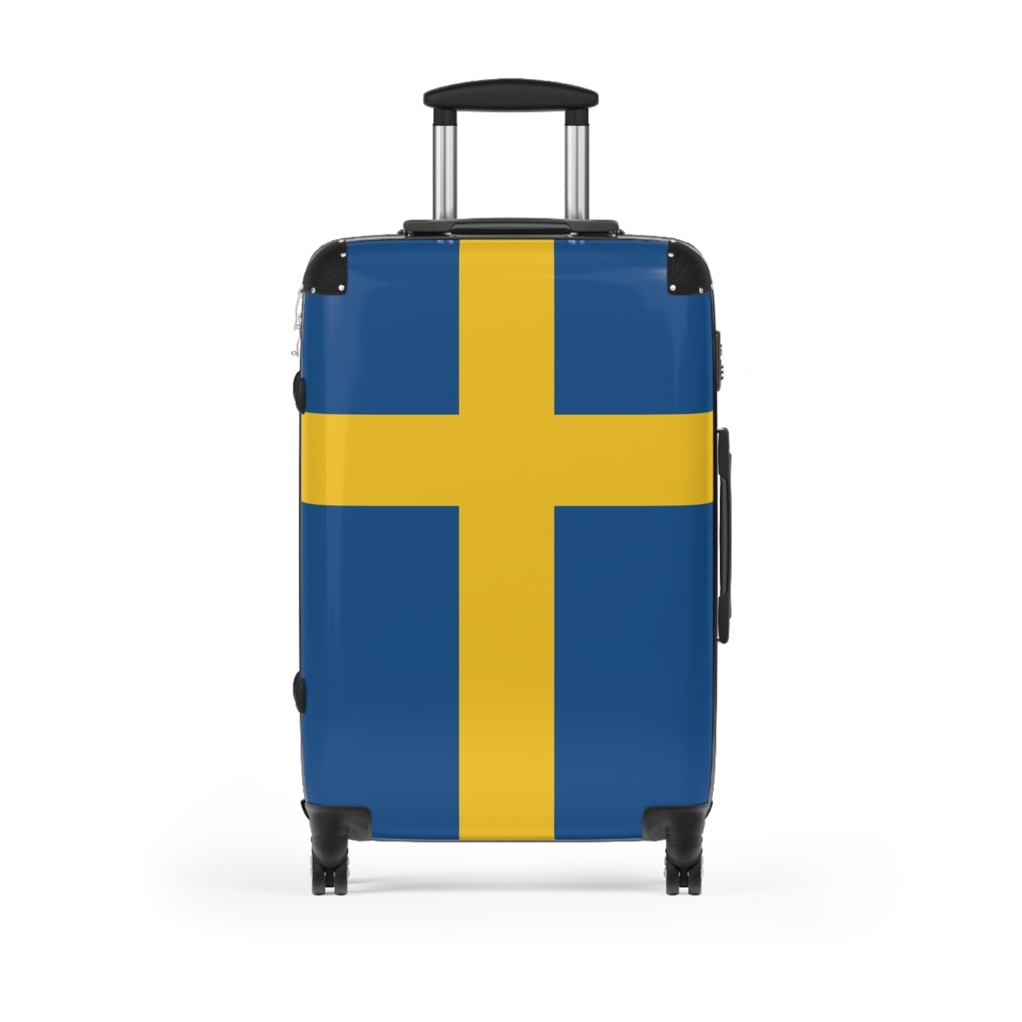 Sweden Flag Inspired Suitcase