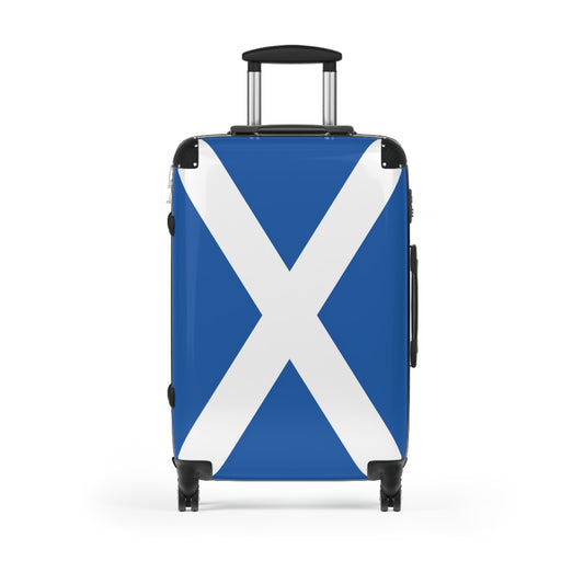 Scotland Flag Inspired Suitcase