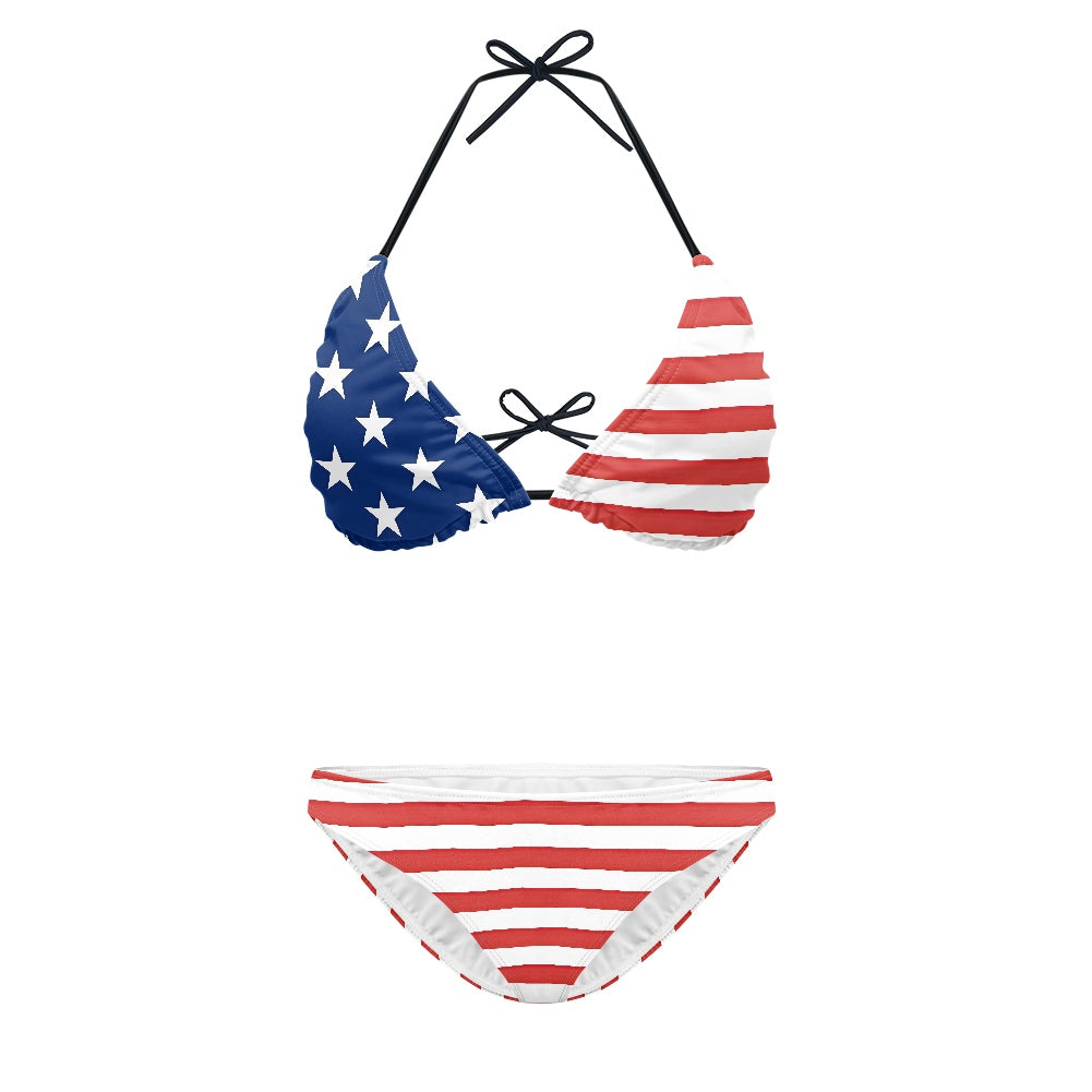 USA/American Flag Inspired Bikini – Patriotic Swimwear for Women