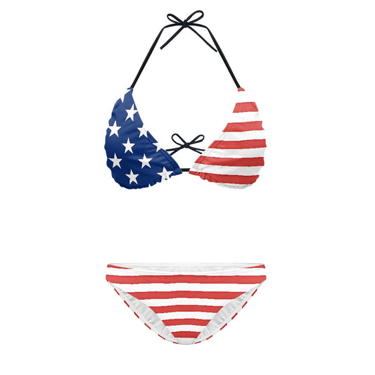 USA/American Flag Inspired Bikini – Patriotic Swimwear for Women