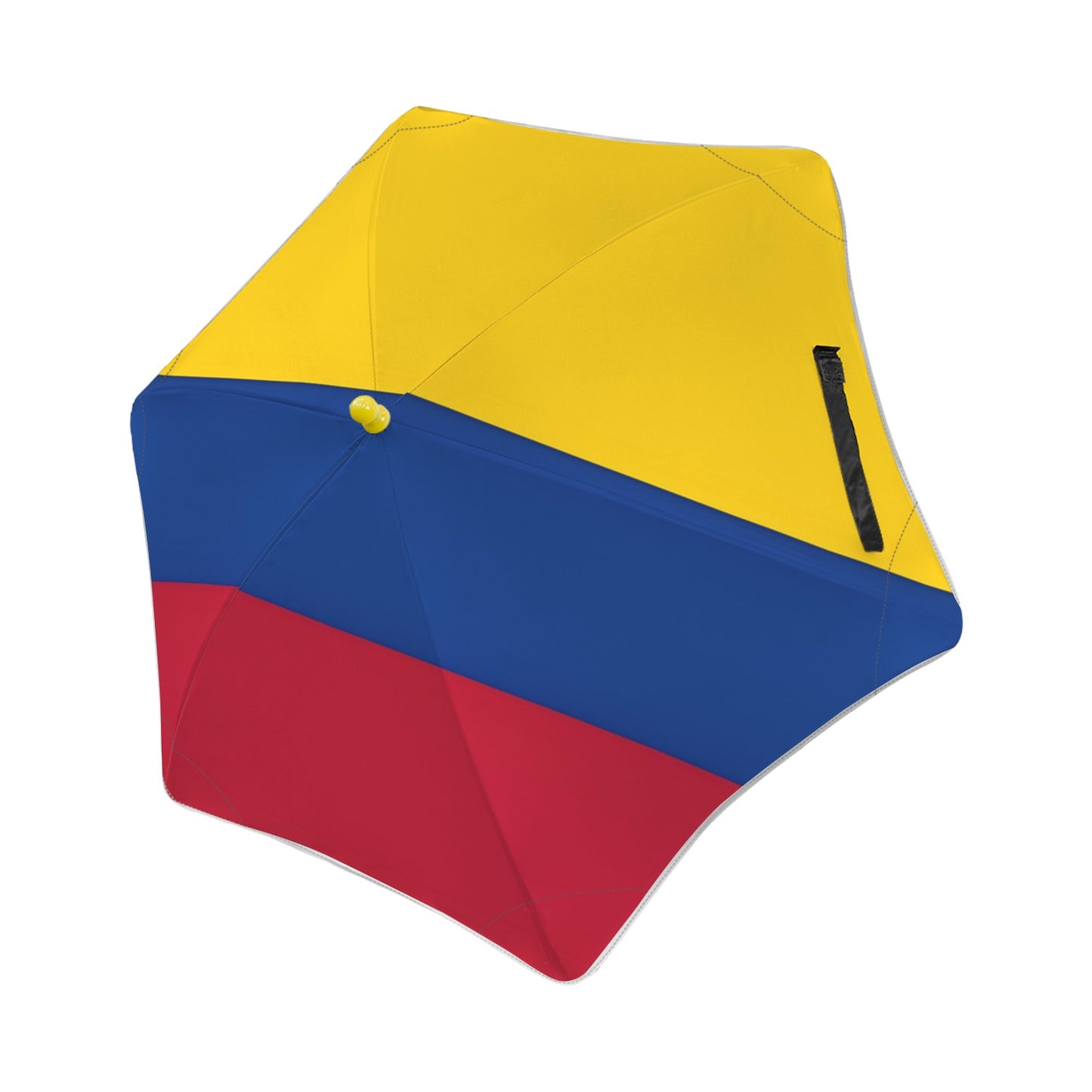 Colombia Flag Inspired Kids Safe Round Corner Umbrella