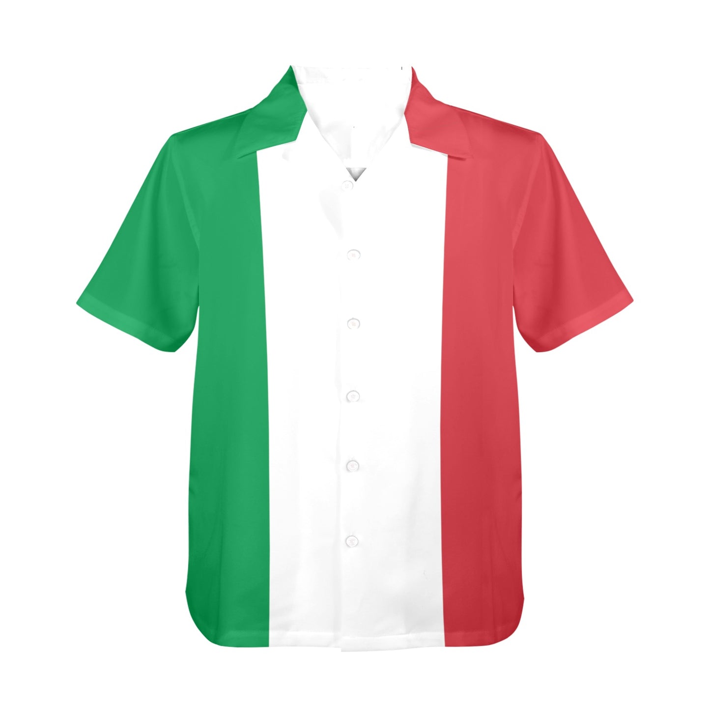 Italy Flag Hawaiian Shirt (Made in USA)