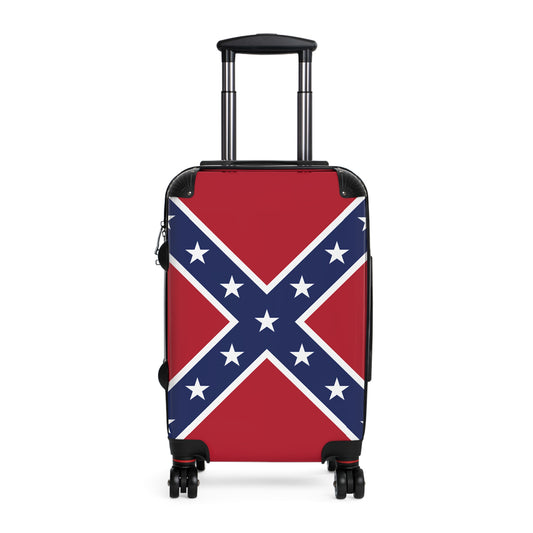 Confederate Battle Flag Inspired Suitcase