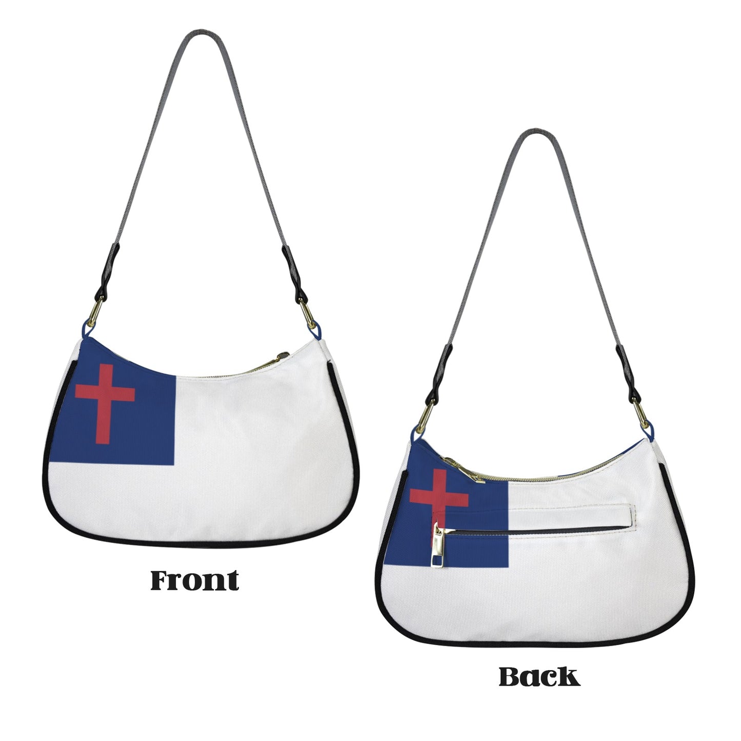Christian Flag Inspired Women's Shoulder Bag