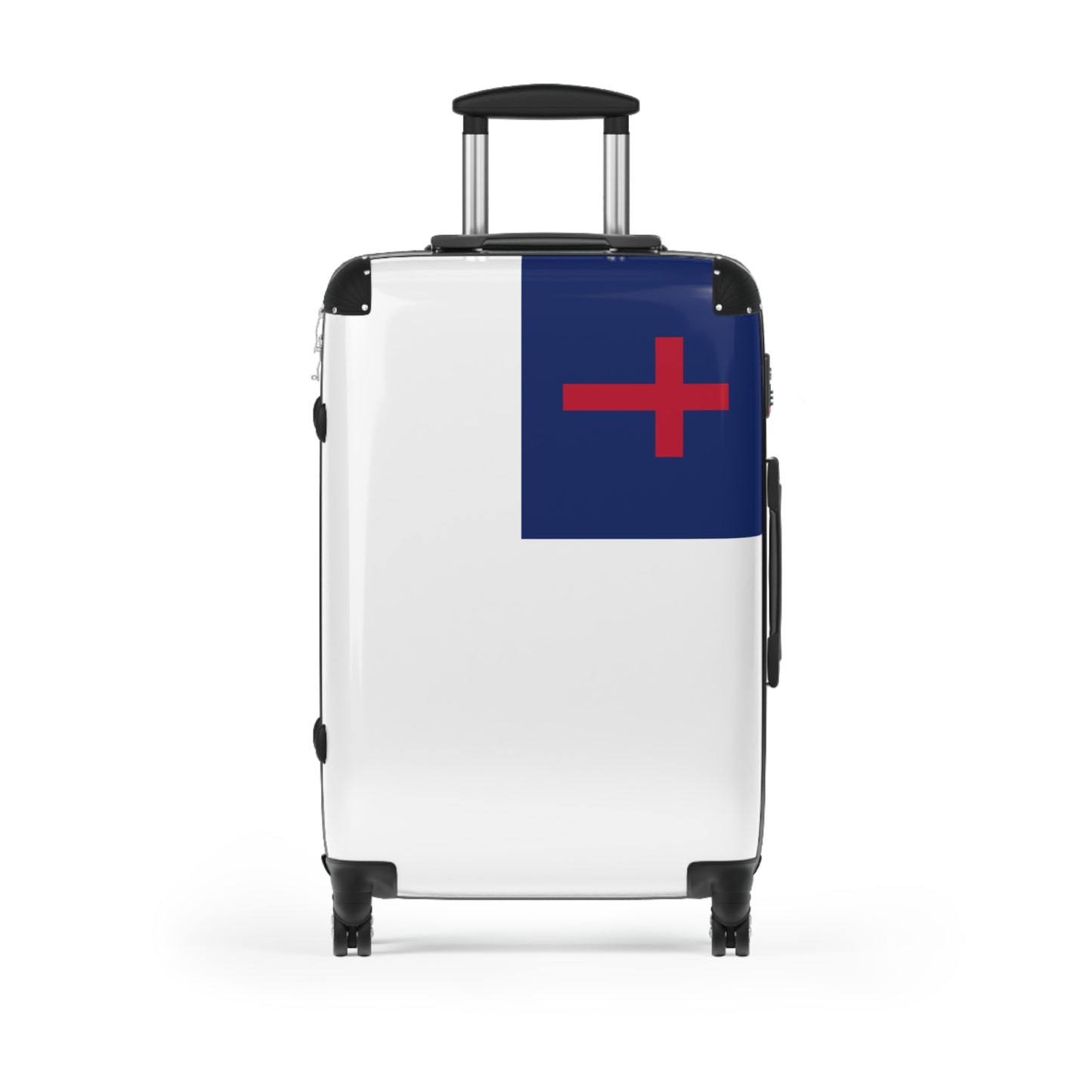 Christian Flag Inspired Suitcase