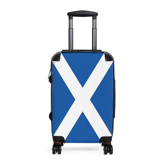 Scotland Flag Inspired Suitcase