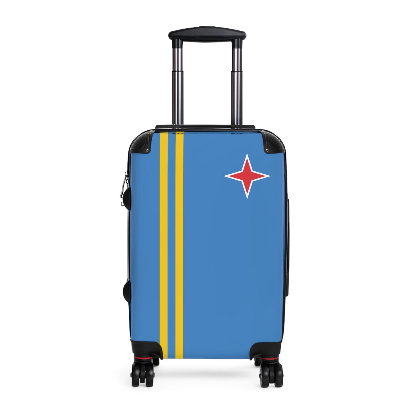 Aruba Flag Inspired Suitcase