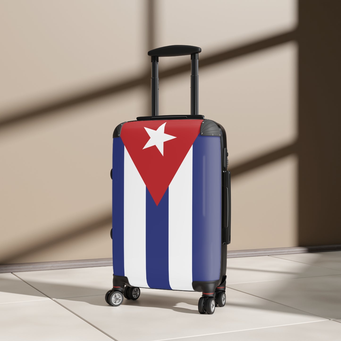 Cuba Flag Inspired Suitcase