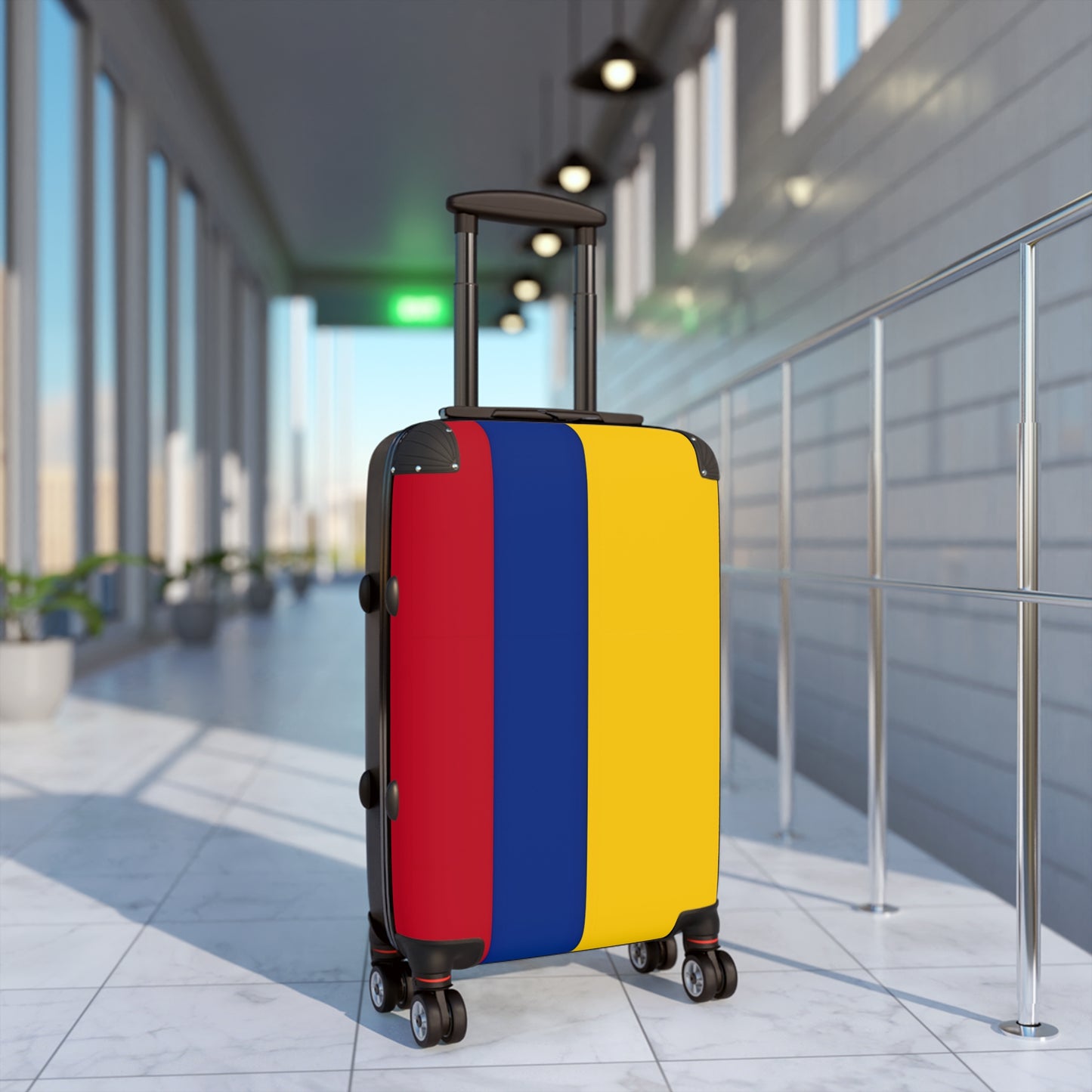 Colombia Flag Inspired Suitcase