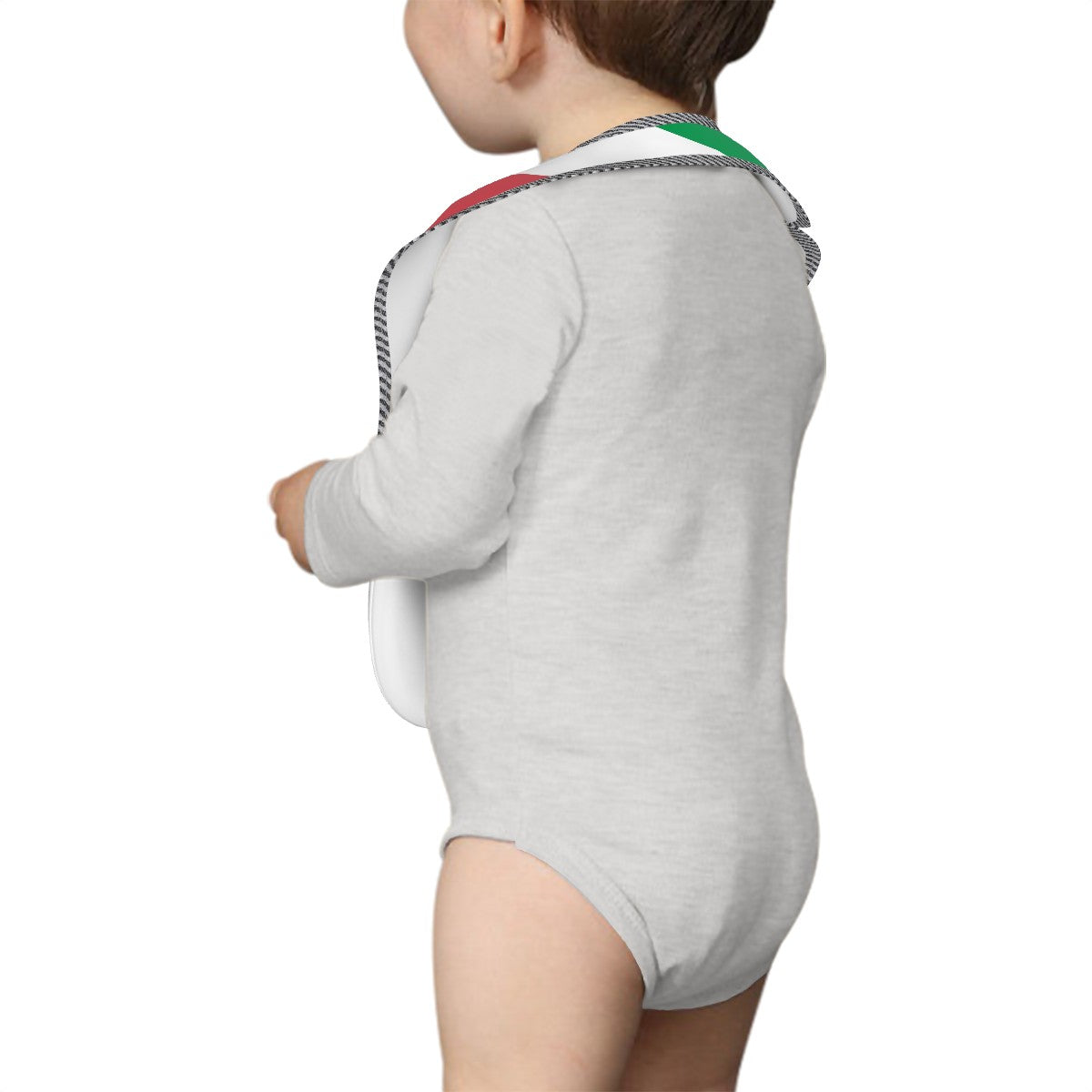 Italy Flag Inspired Baby Bib