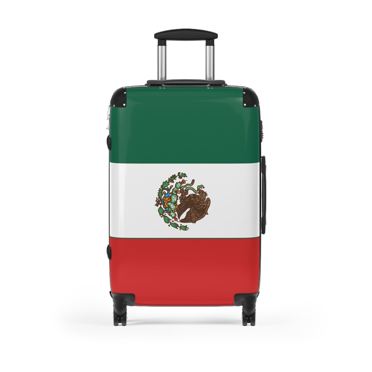 Mexico Flag Inspired Suitcase