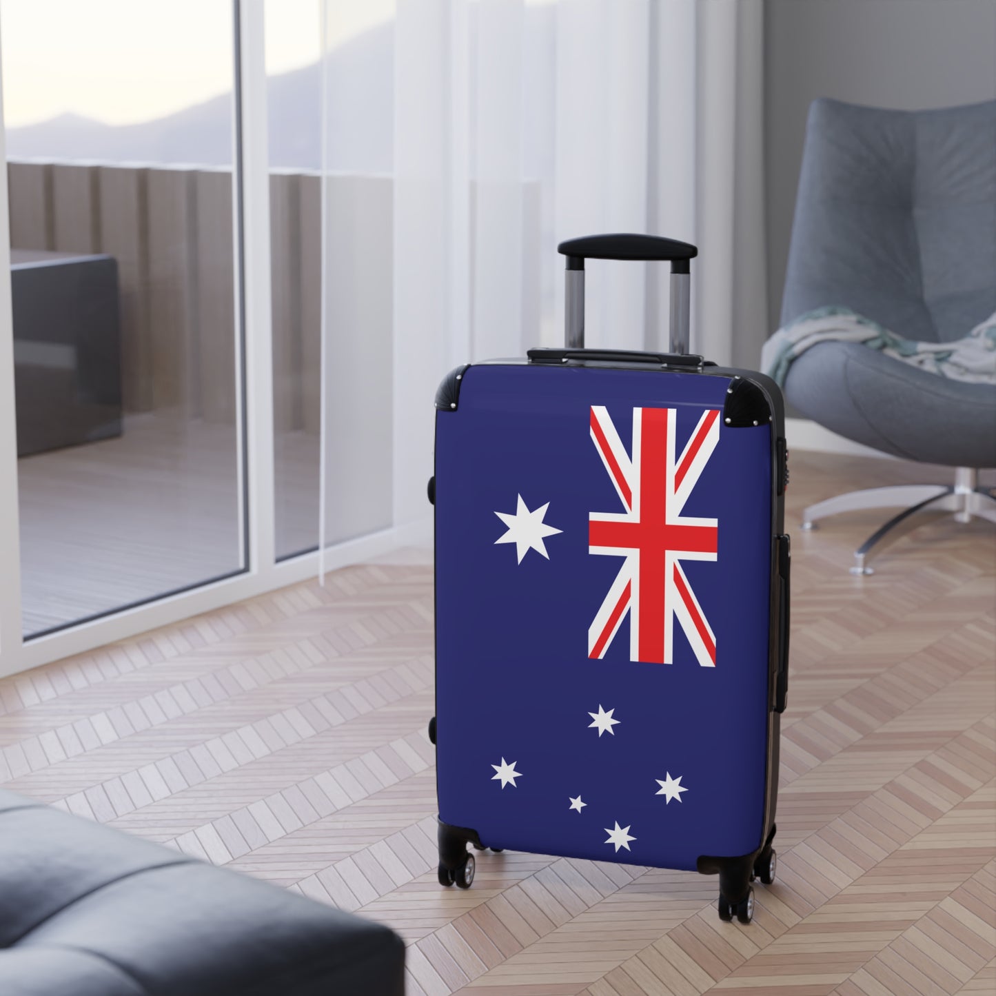 Australia Flag Inspired Suitcase