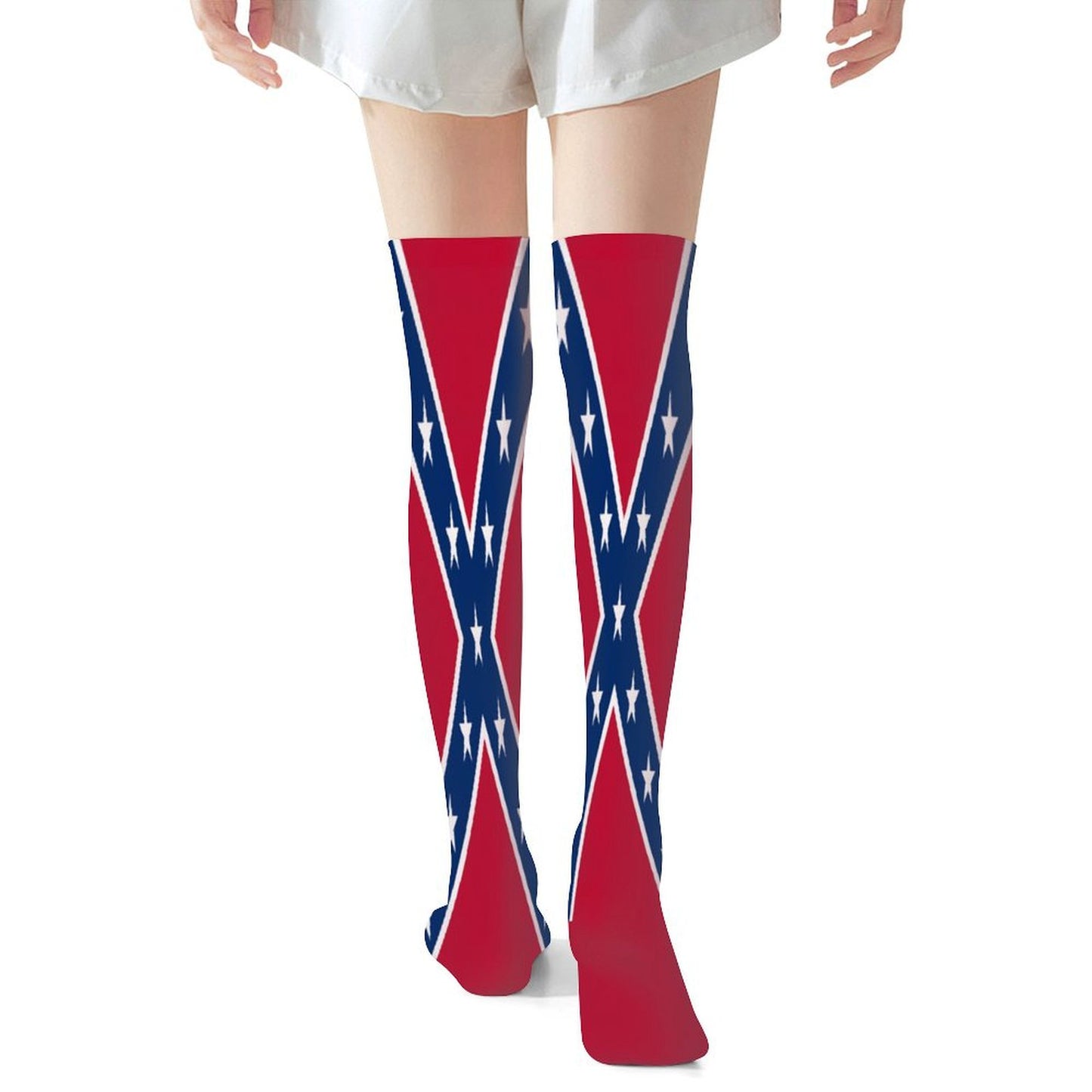 Confederate States Flag Trendy Stockings(Long)