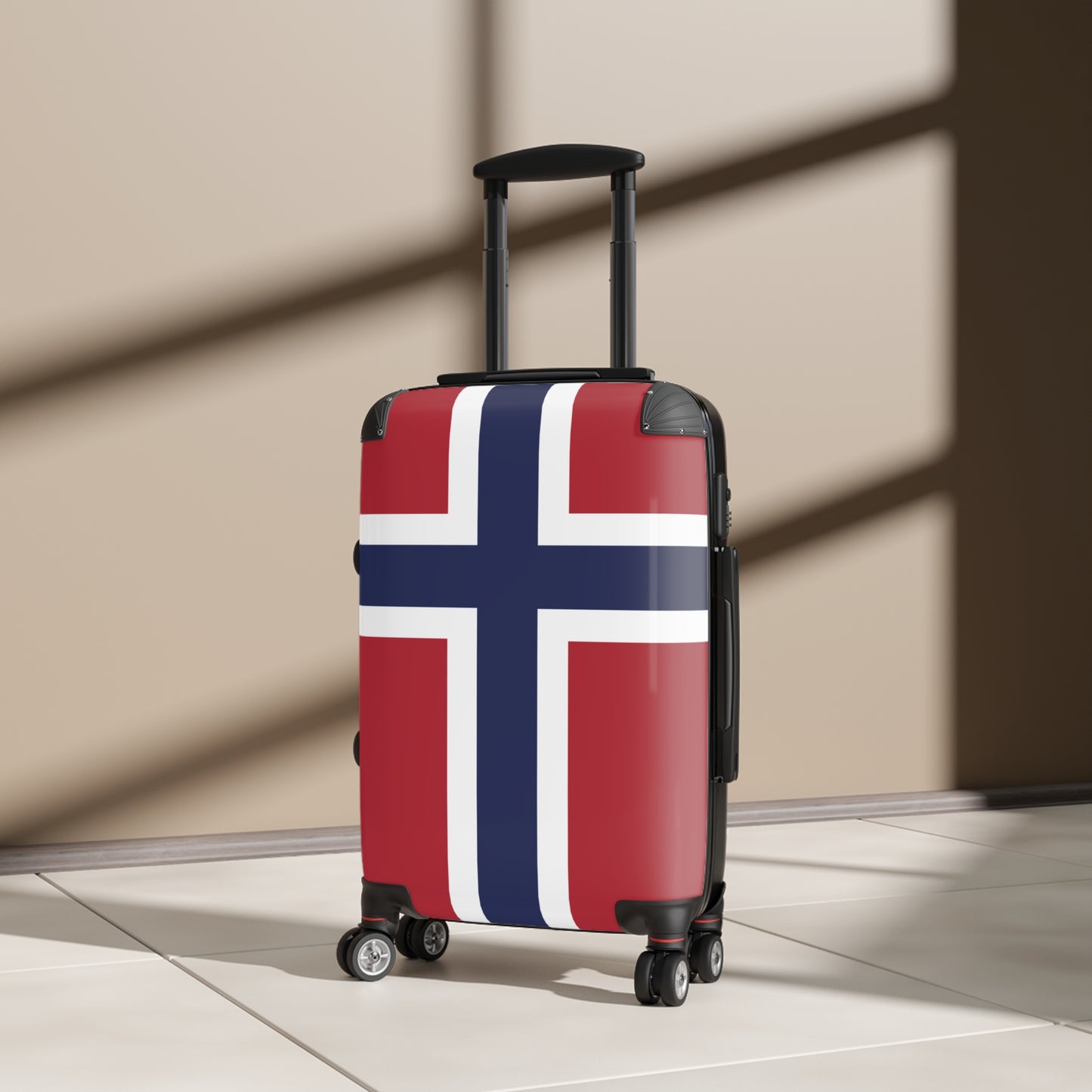 Norway Flag Inspired Suitcase