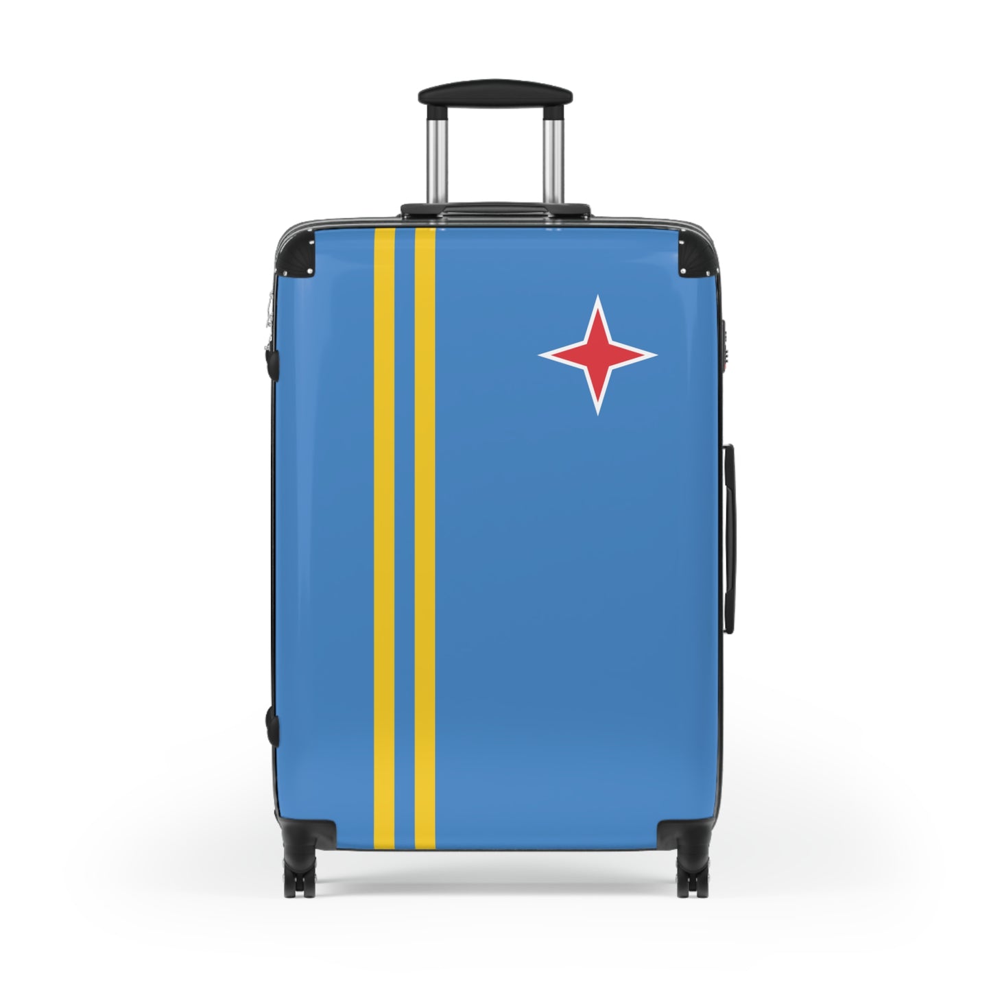Aruba Flag Inspired Suitcase