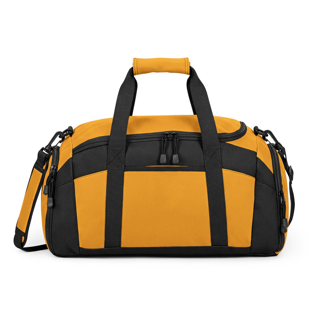 Gadsden Flag Gym Bag — Black Duffle with Embroidered Gadsden Flag