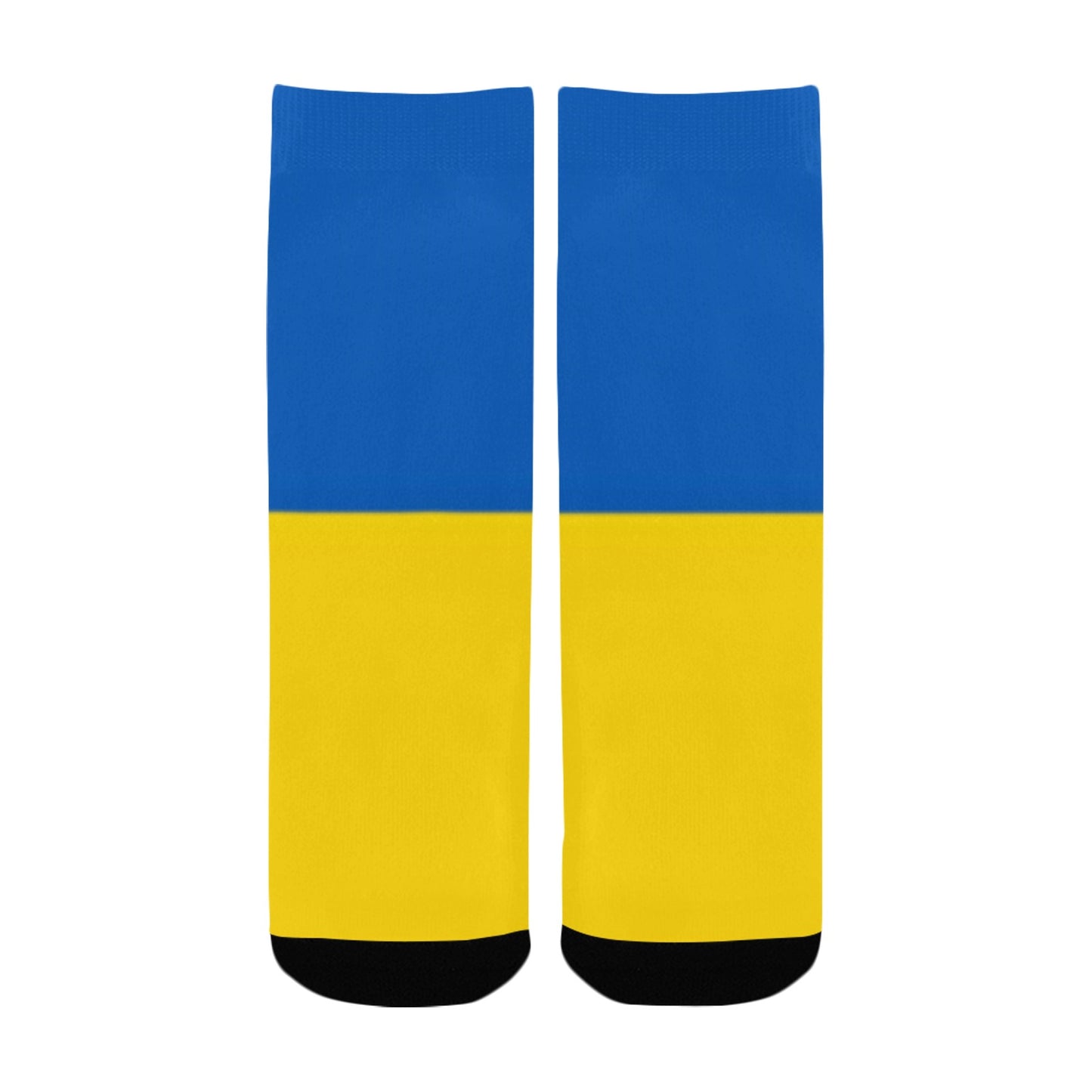 Ukraine Flag Inspired Kid's Socks (Made in the USA)