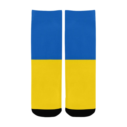 Ukraine Flag Inspired Kid's Socks (Made in the USA)