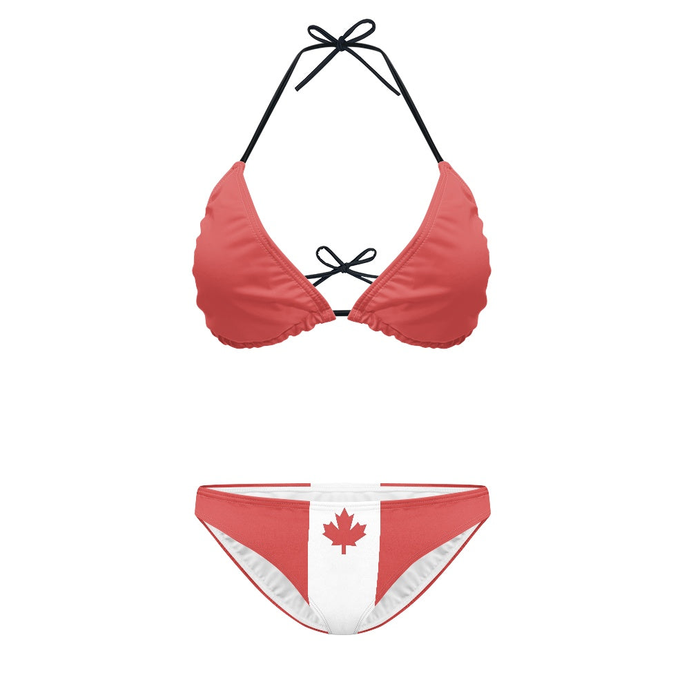 Canada Flag Inspired Women's Bikini