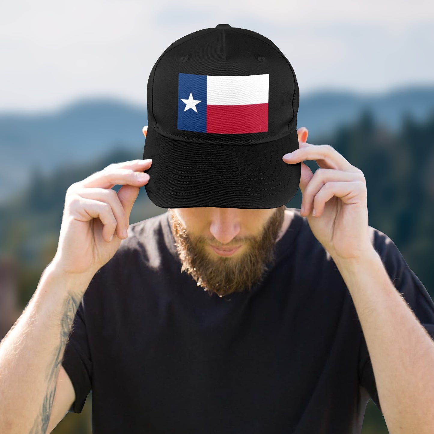 Texas Flag Baseball Cap (Made in USA)