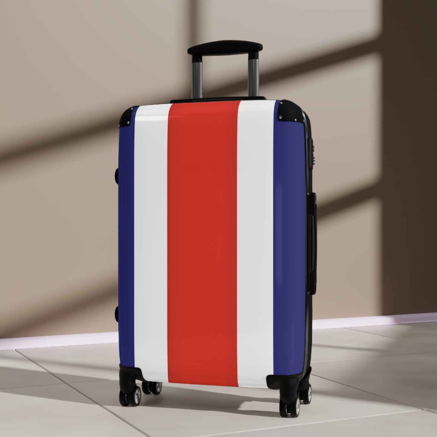 Costa Rica Flag Inspired Suitcase