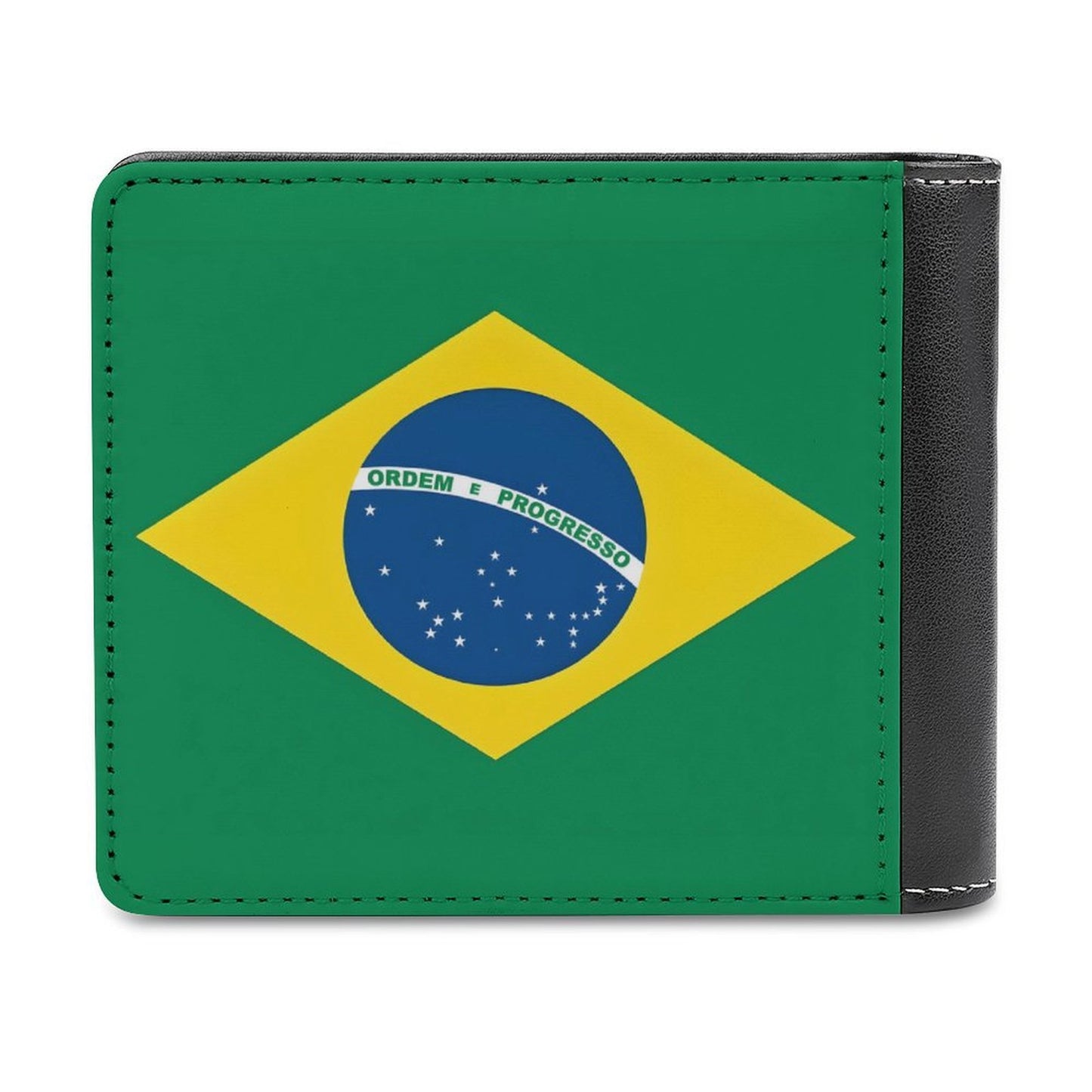 Brazil Flag Inspired Men's Wallet