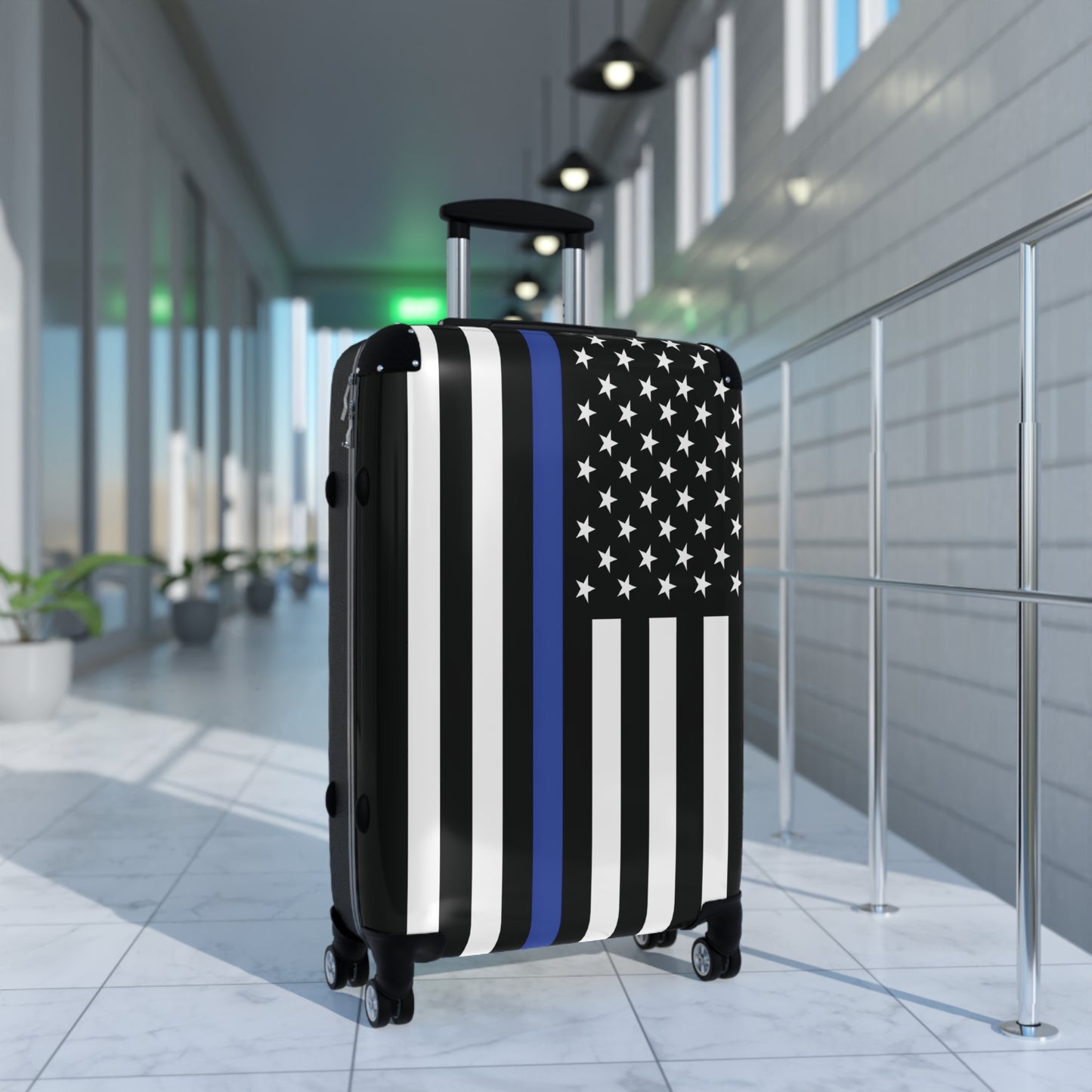 Thin Blue Line Flag Suitcase