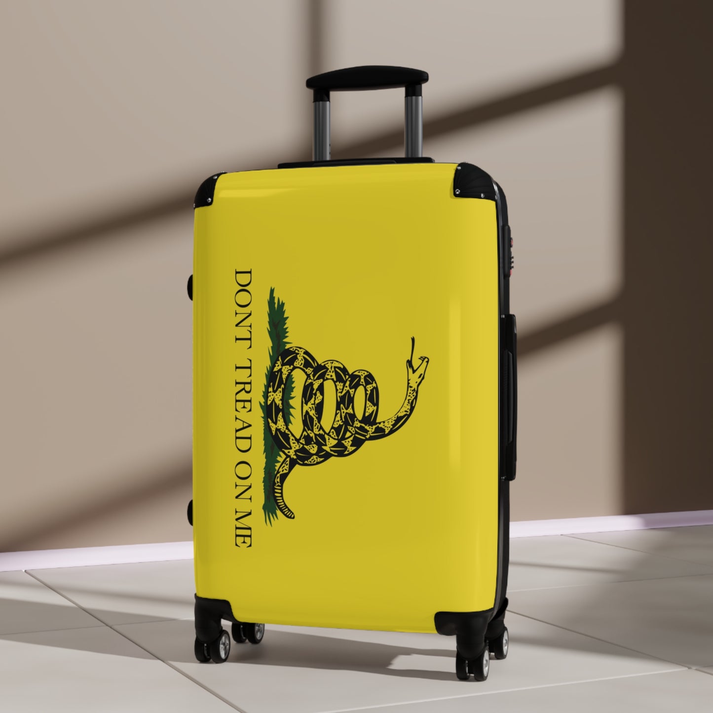 Gadsden Flag Inspired Suitcase