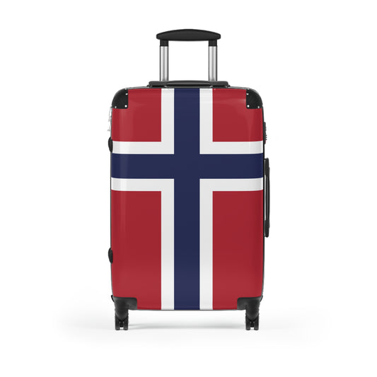Norway Flag Inspired Suitcase