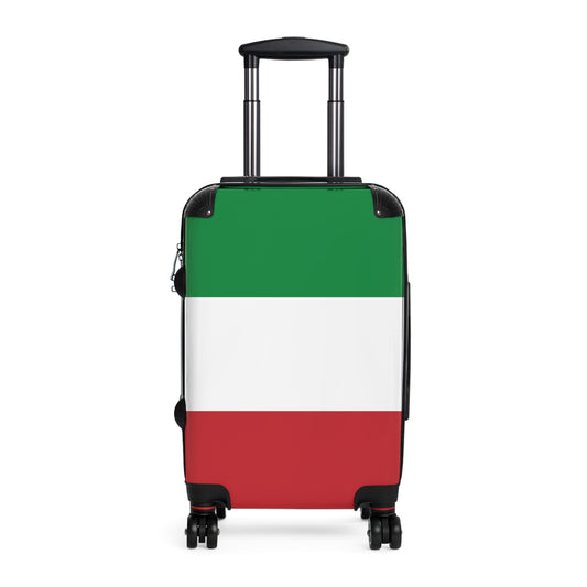 Italy Flag Inspired Suitcase