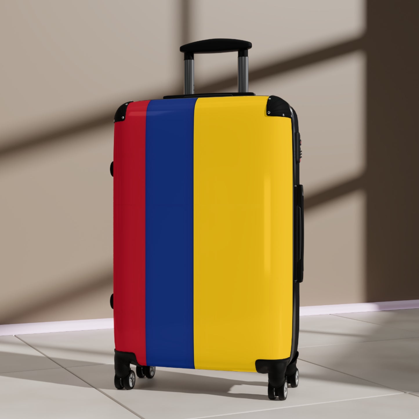 Colombia Flag Inspired Suitcase