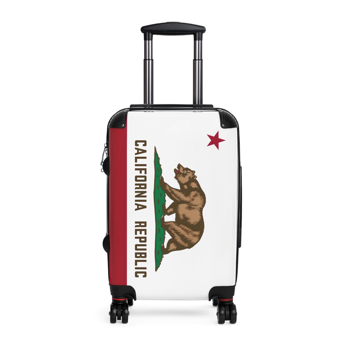 California Flag Inspired Suitcase