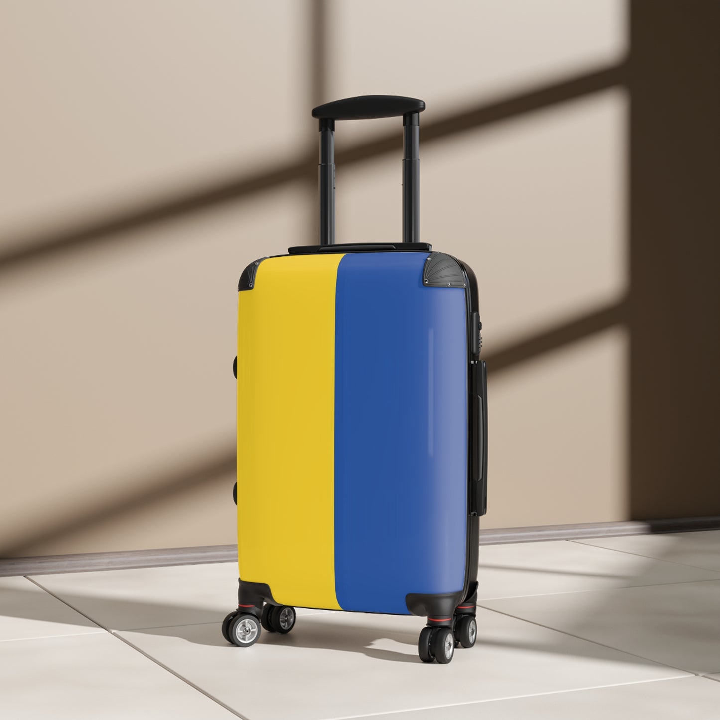 Ukraine Flag Inspired Suitcase