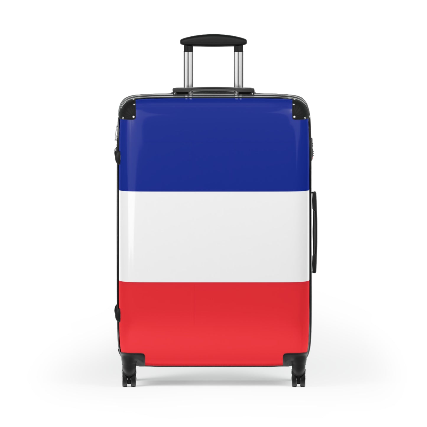 France Flag Inspired Suitcase