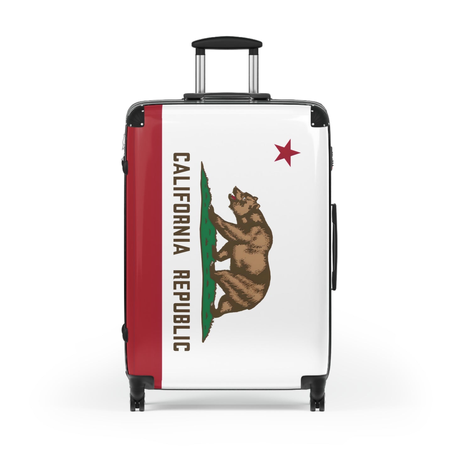 California Flag Inspired Suitcase