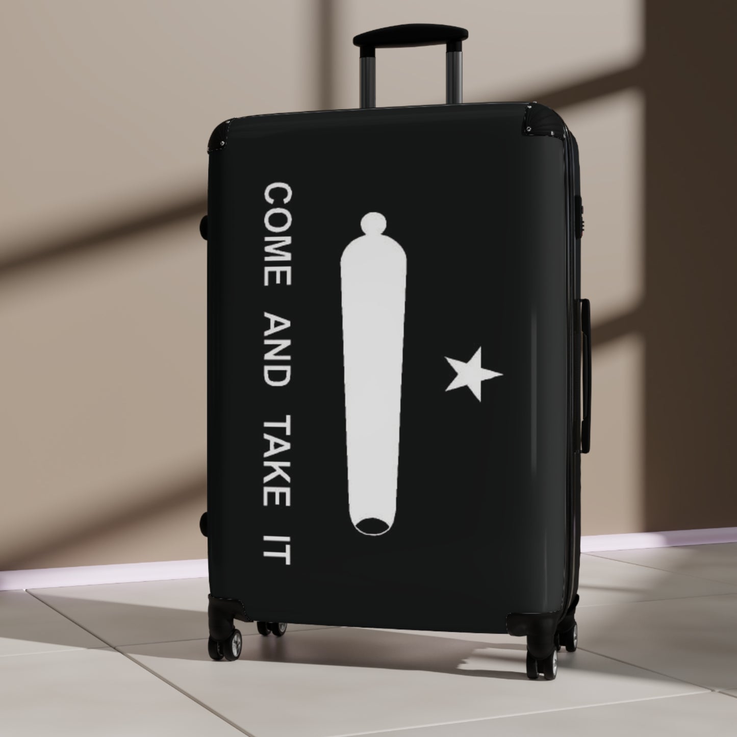 Come and Take It Flag Inspired Suitcase
