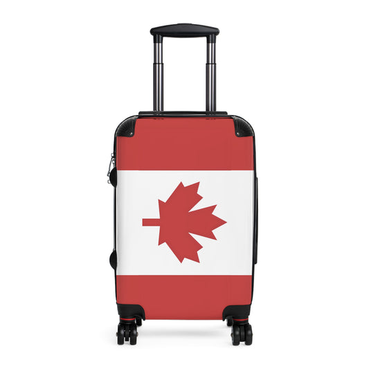 Canada Flag Inspired Suitcase