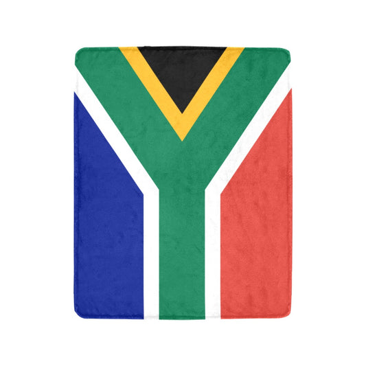 Luv My Flag blanket featuring South African flag design.