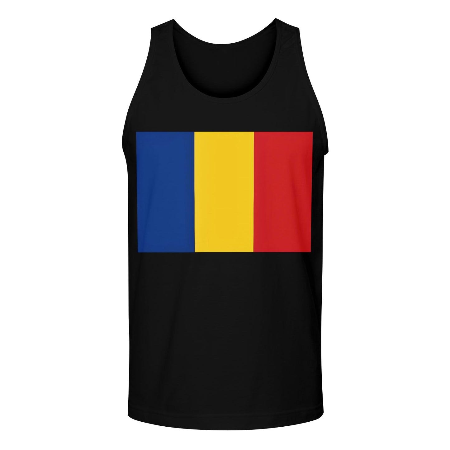Romania Flag Men's Tank Top (Front Printing) | Ships from USA