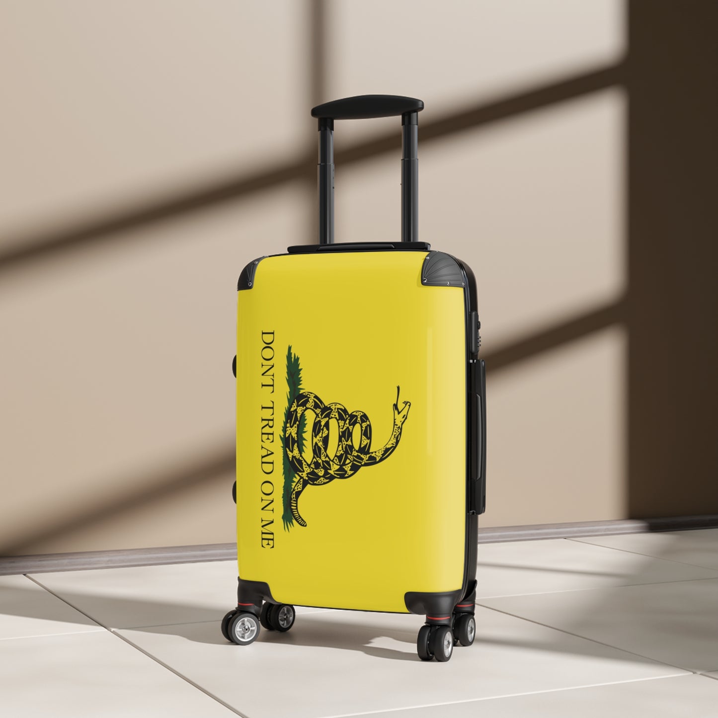 Gadsden Flag Inspired Suitcase