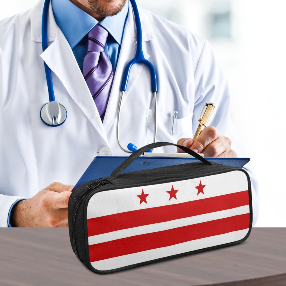 Washington DC Flag Inspired Stethoscope Storage Bag