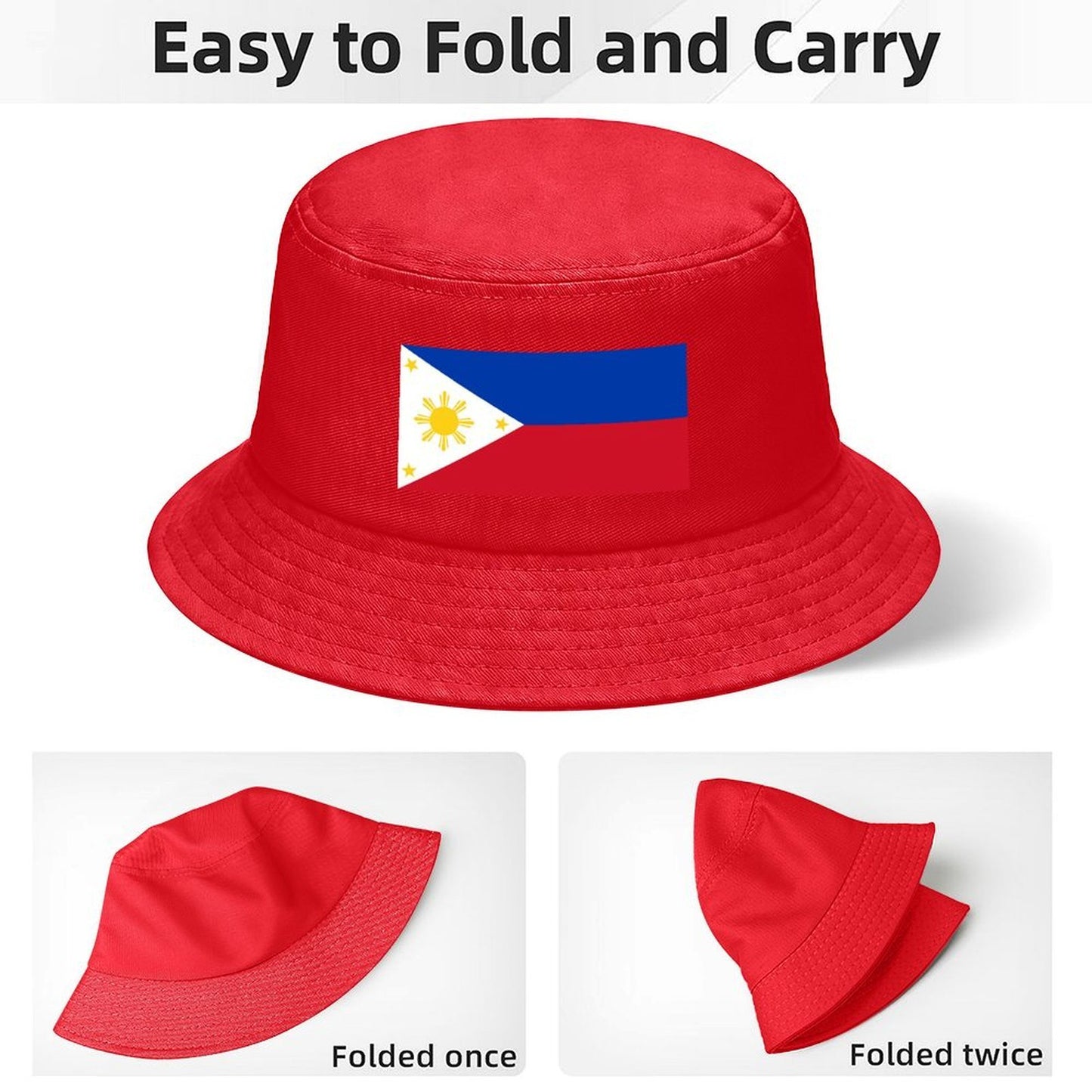 Philippines Flag Inspired Kids’ Bucket Hat | Ships from USA