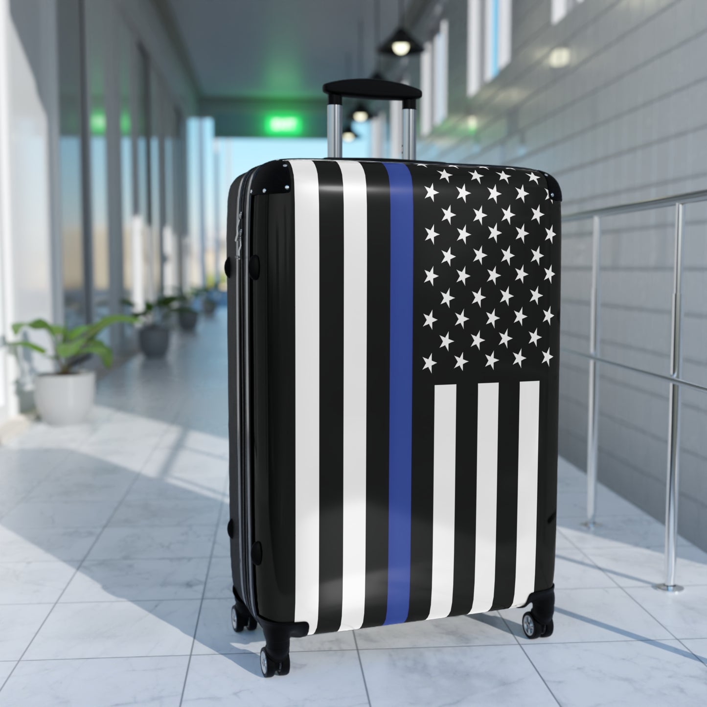 Thin Blue Line Flag Suitcase