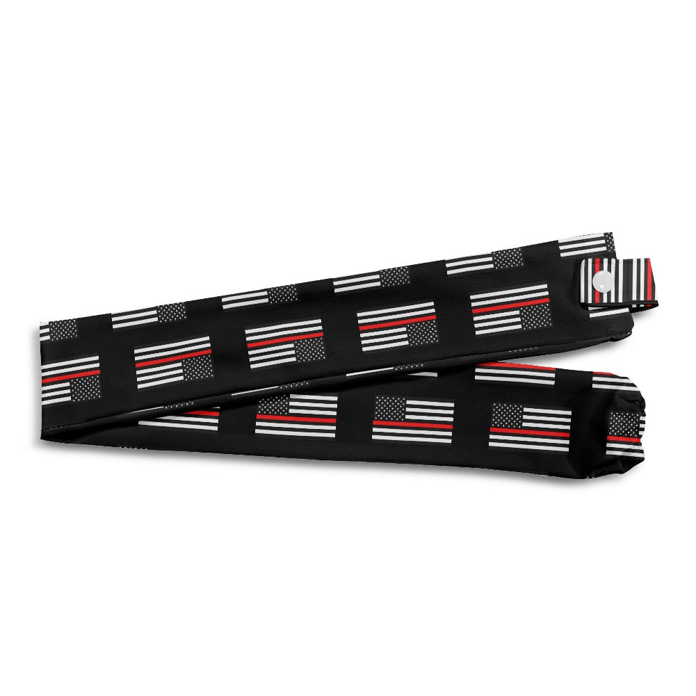Thin Red Line Flag Inspired Stethoscope Protective Cover
