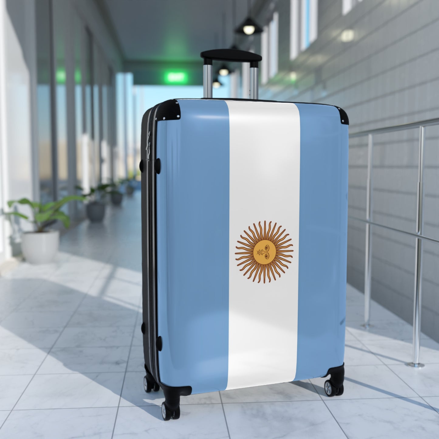 Argentina Flag Inspired Suitcase