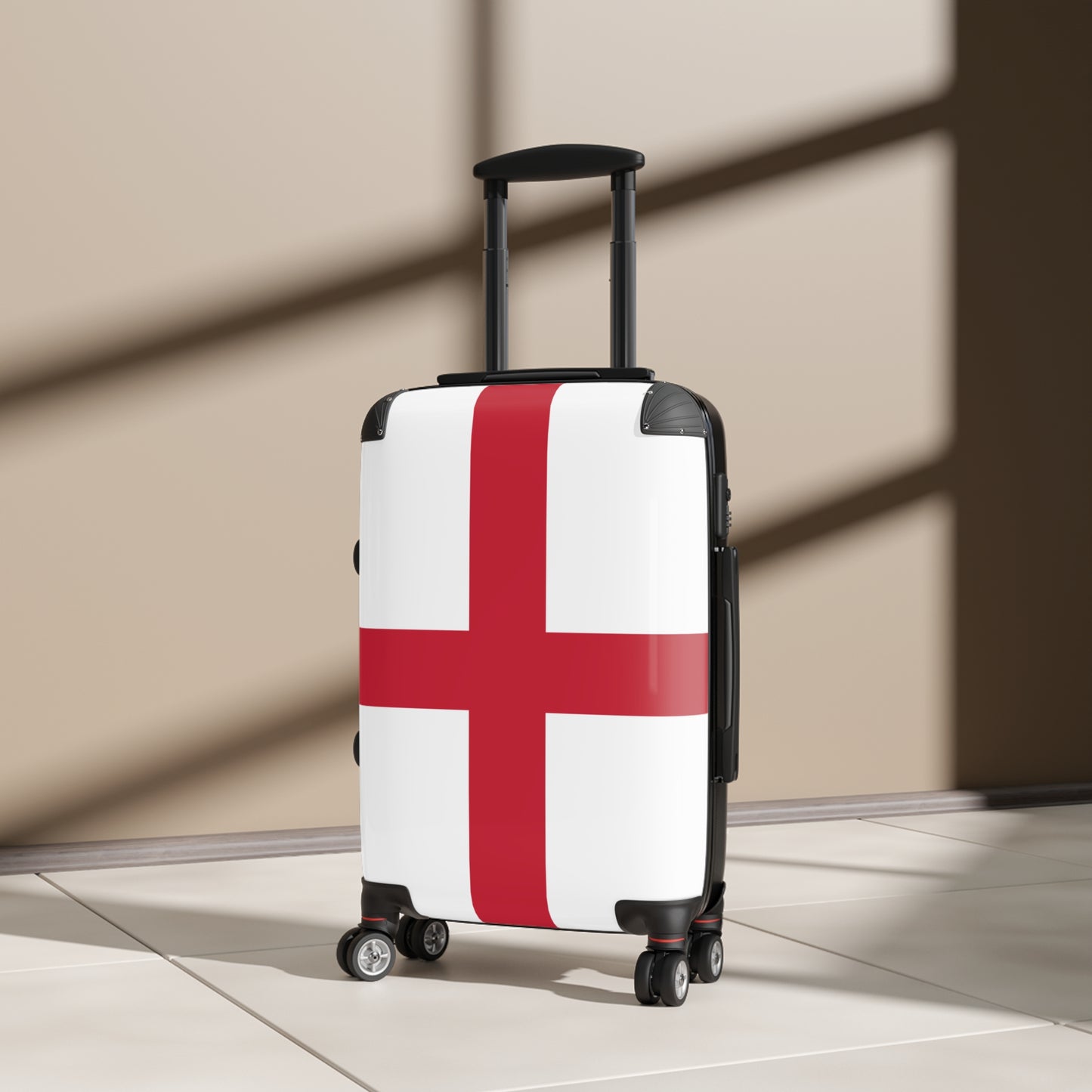 England Flag Inspired Suitcase