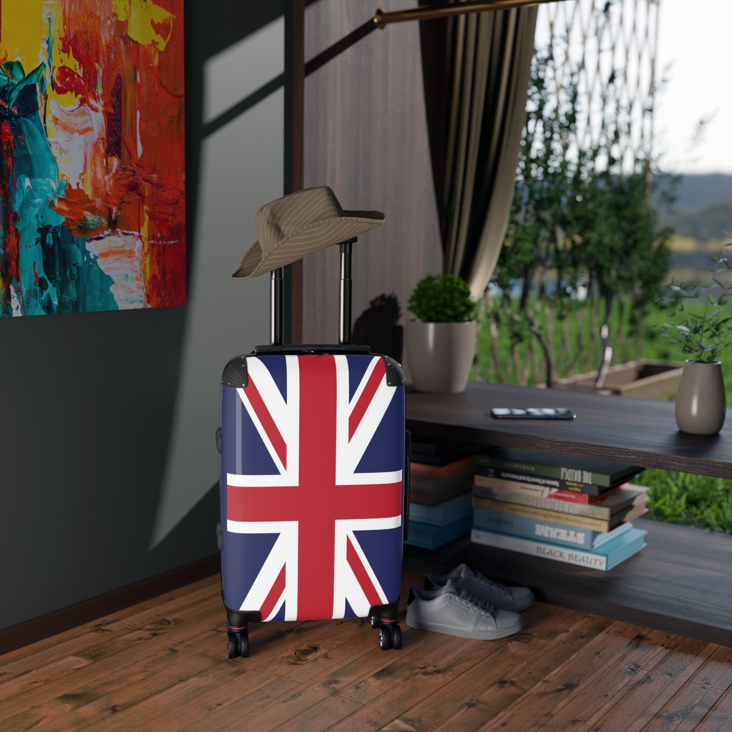 UK/Great Britain Flag Inspired Suitcase