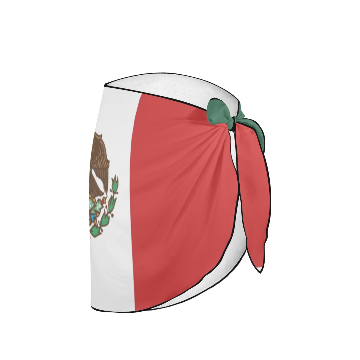 Mexico Flag Inspired Beach Sarong Wrap | Ships from the USA