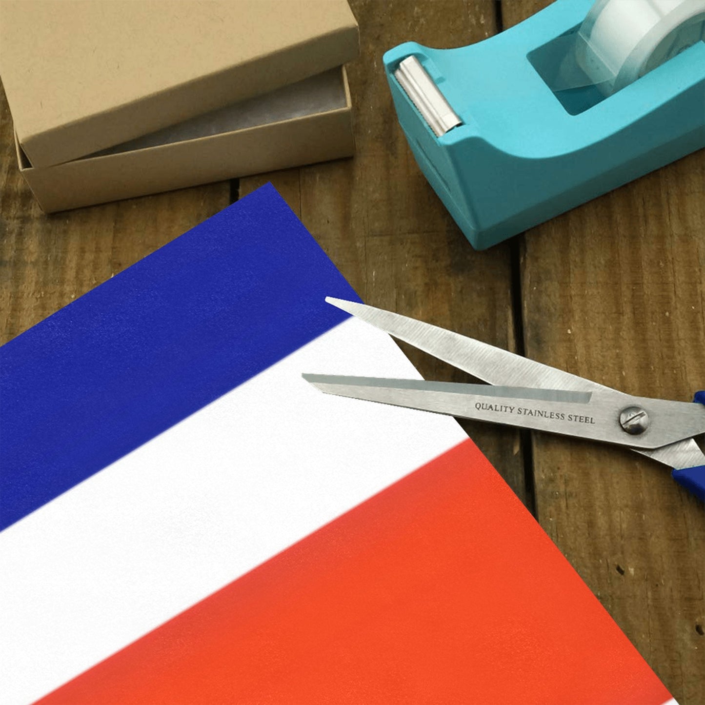Costa Rica Flag Inspired Custom Gift Wrapping Paper 58"x 22.5" (4 Rolls)