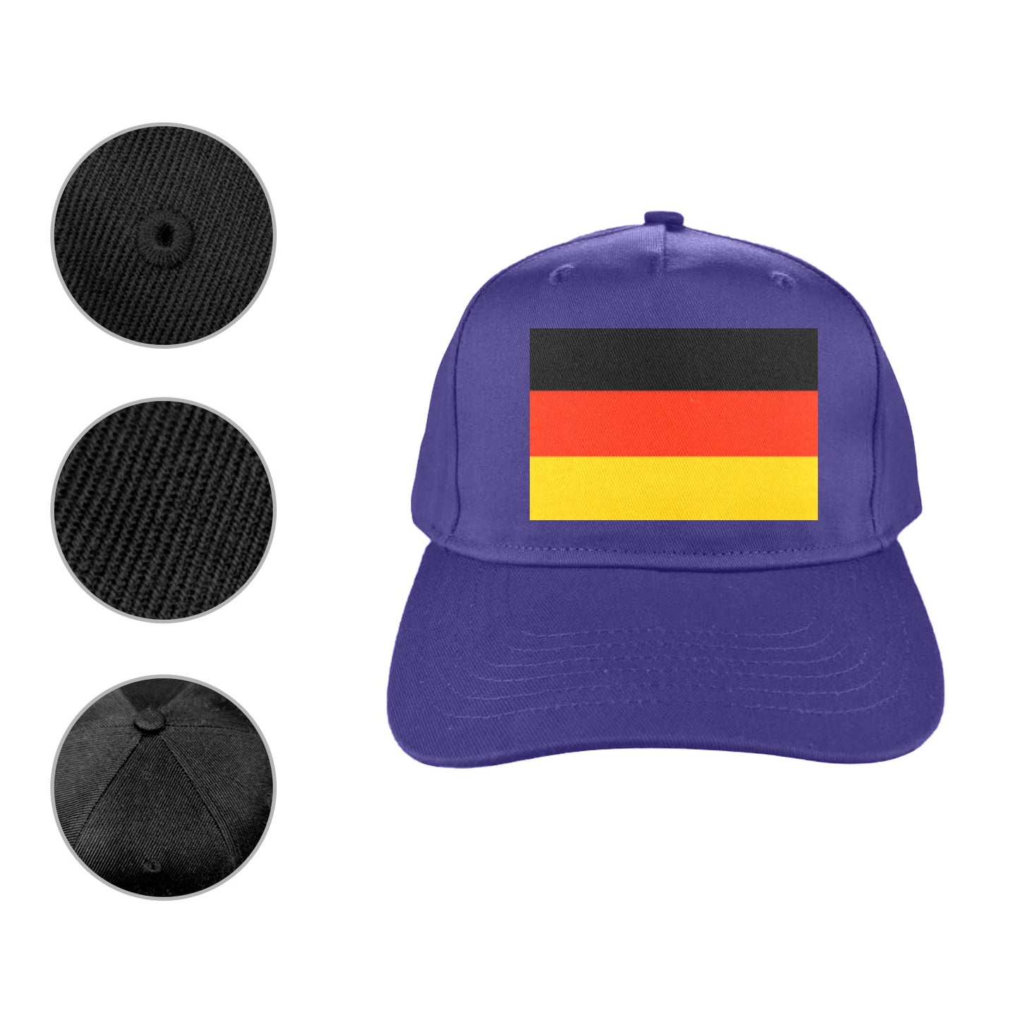 Germany Flag Baseball Cap (Made in USA)